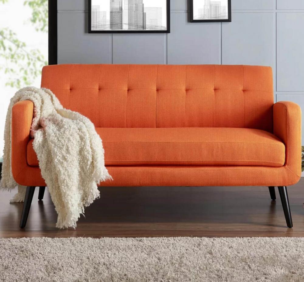 Màu cam trong thiết kế không gian nội thất 